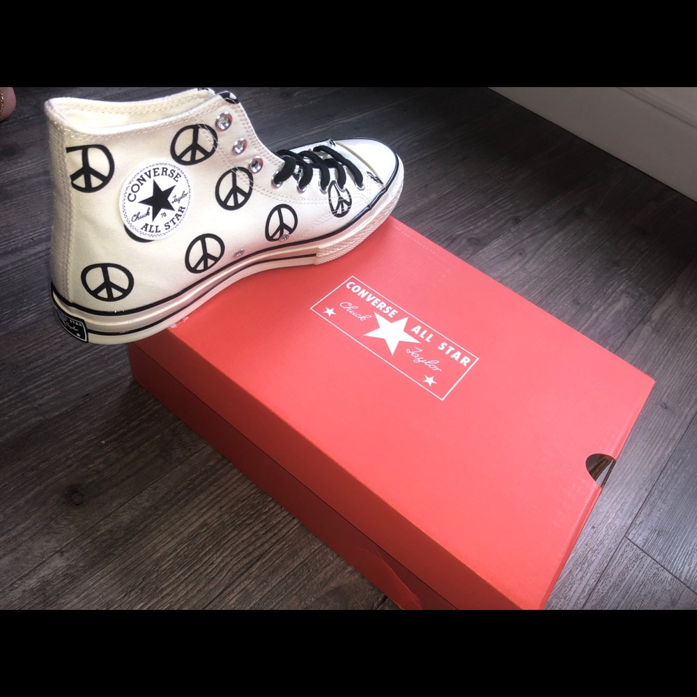 Converse Chuck 70 High Top Peace Sign 10.5 M